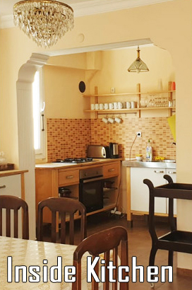 inside kitchen view